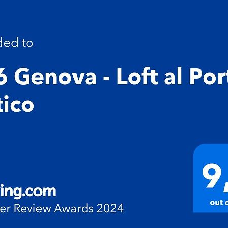 616 Genova - Loft Al Porto Antico Apartman Kültér fotó